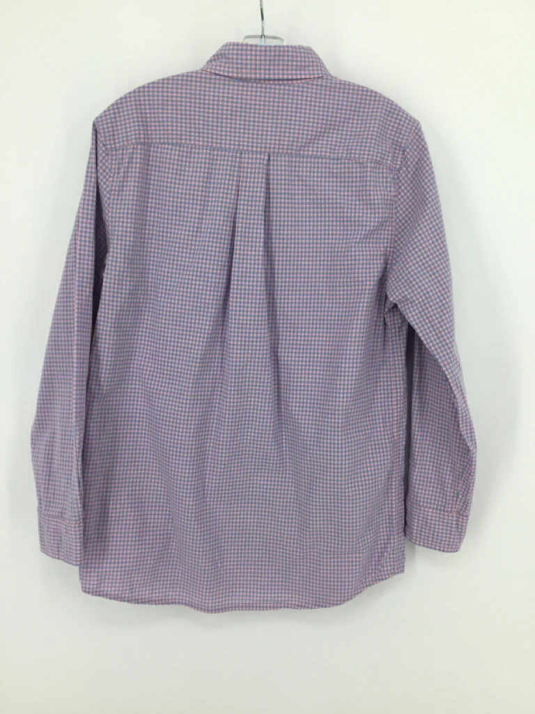 vineyard vines Child Size 12 Blue Gingham Shirt - boys - Image 2
