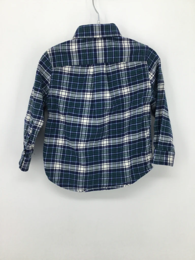 vineyard vines Child Size 2 Blue Plaid Shirt - boys - Image 2