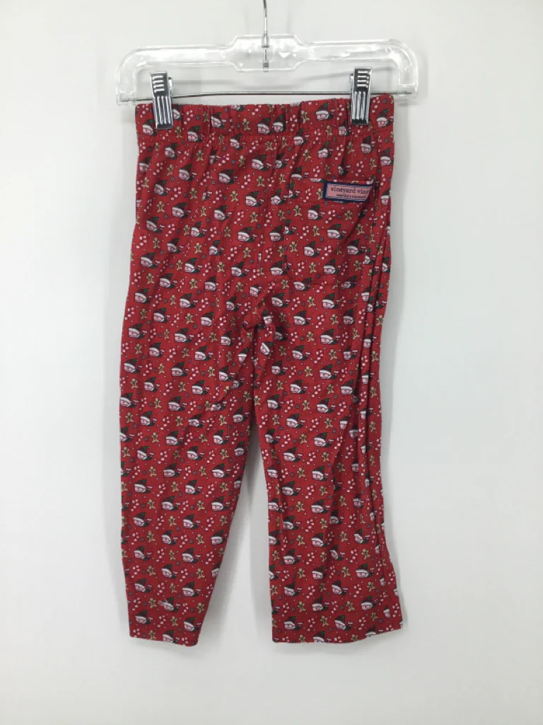 vineyard vines Child Size 4 Red Christmas Pajamas - Image 2