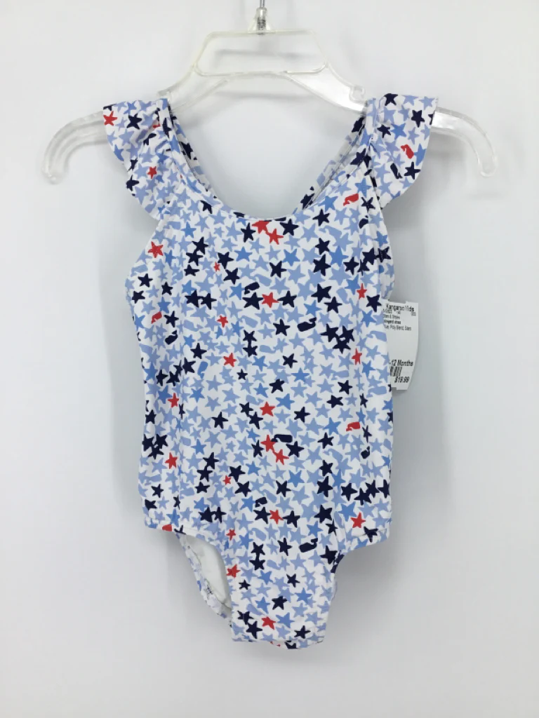vineyard vines Child Size 6-12 Months Blue Stars & Stripes Swimwear