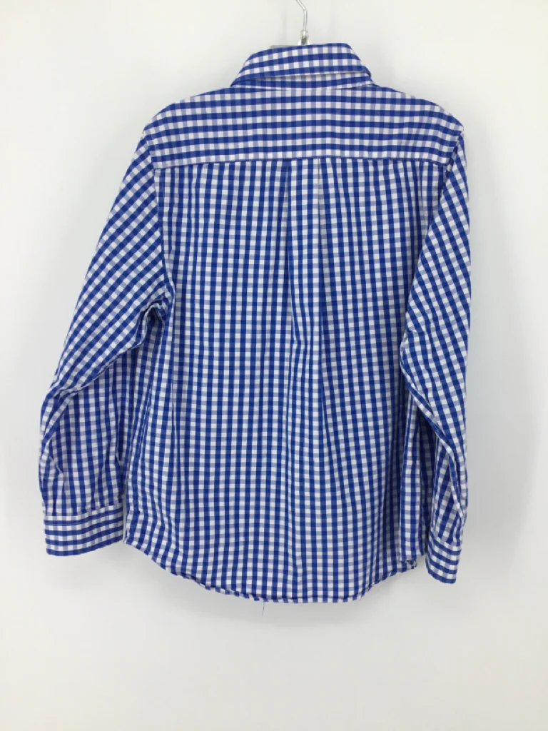 vineyard vines Child Size 7 Blue Gingham Shirt - boys - Image 2