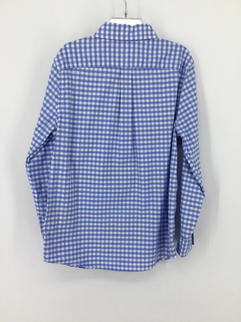 vineyard vines Child Size 7 Blue Gingham Shirt - boys - Image 2