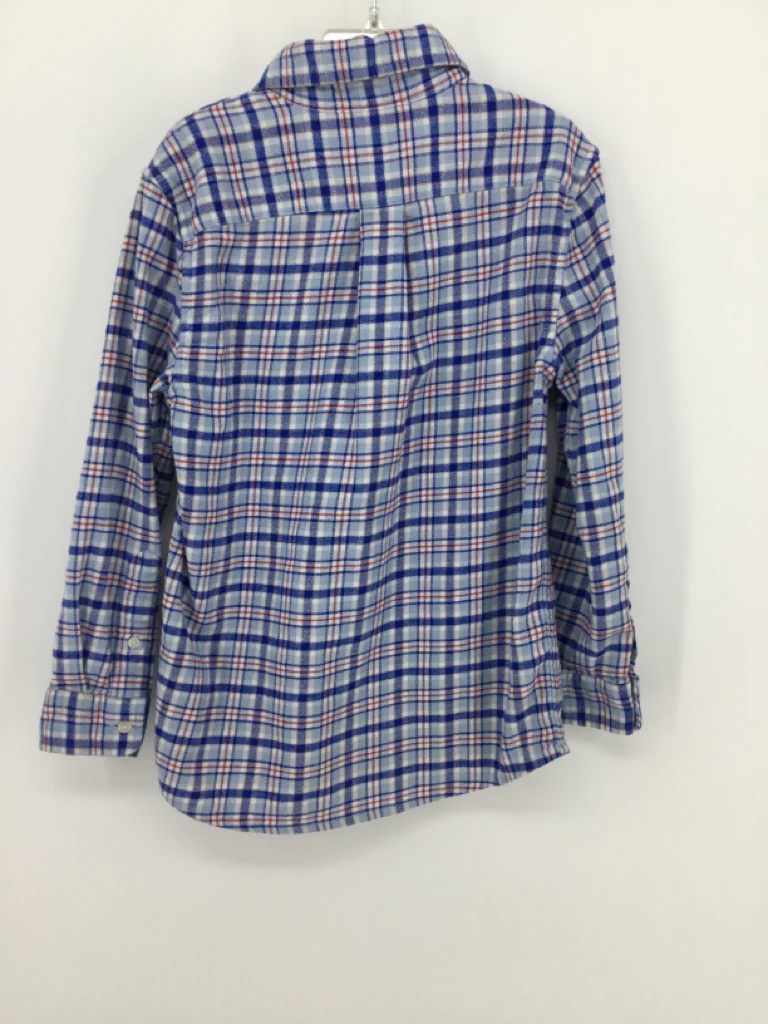 vineyard vines Child Size 7 Blue Plaid Shirt - boys - Image 2