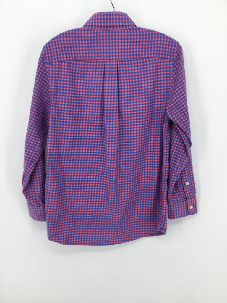 vineyard vines Child Size 8 Blue Gingham Shirt - boys - Image 2