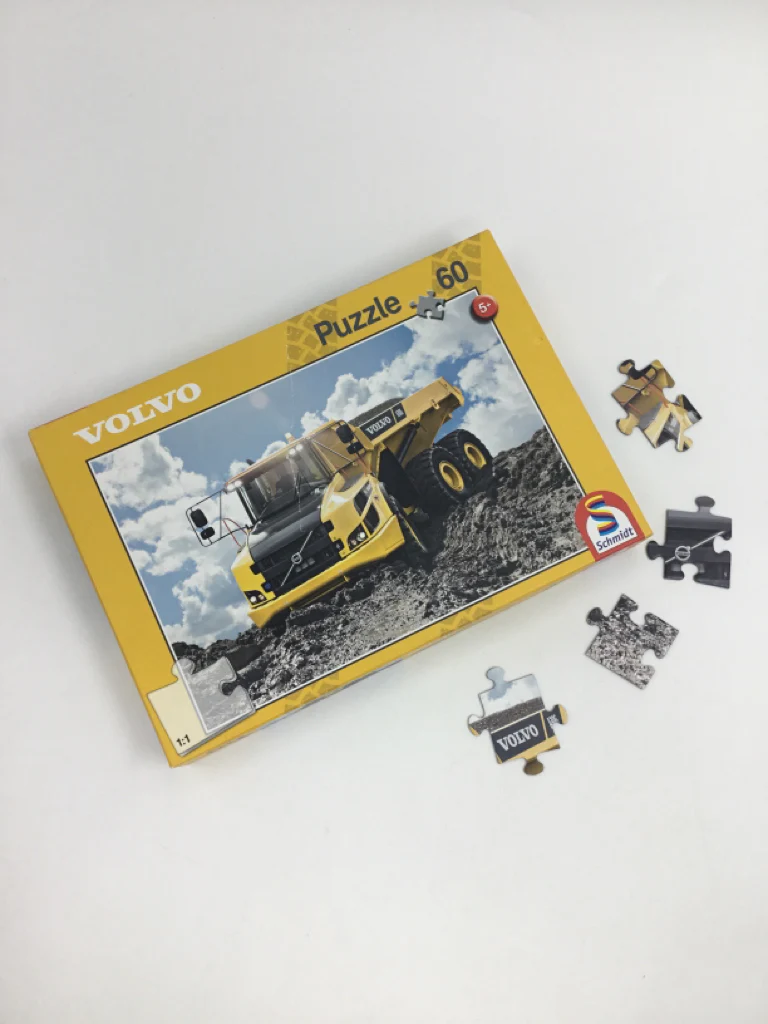 Volvo Construction Truck Puzzle