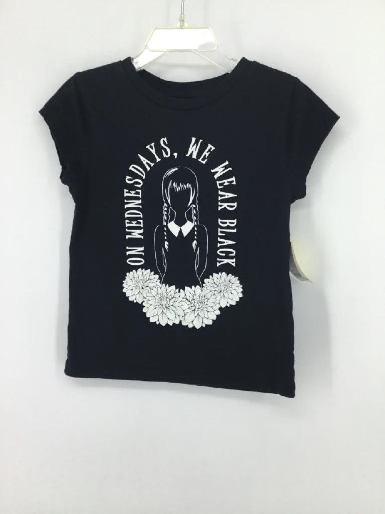 Wednesday's Girl Child Size 4 Black T-shirt - girls