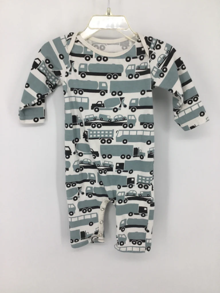 Winter Water Factory Child Size 3 Months Green Print Outfit - boys