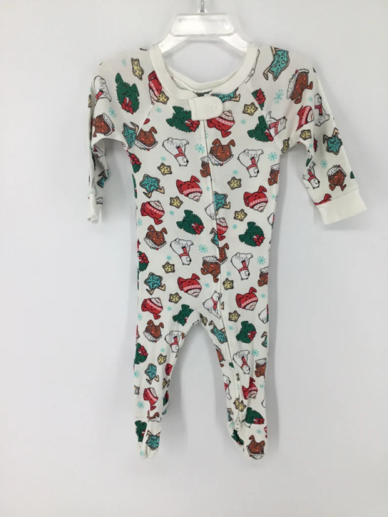 Wonder Shop Child Size 3-6 Months White Christmas Sleeper