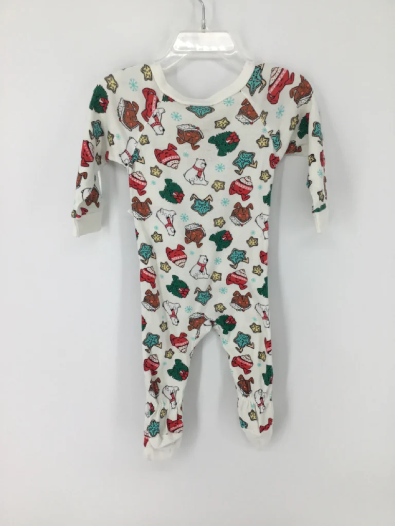 Wonder Shop Child Size 3-6 Months White Christmas Sleeper - Image 2