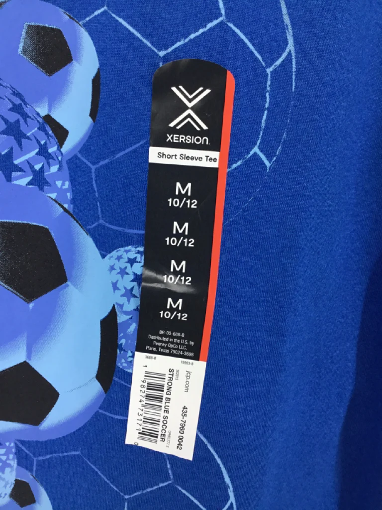 Xersion Child Size 10 Blue Sports T-shirt - boys - Image 2