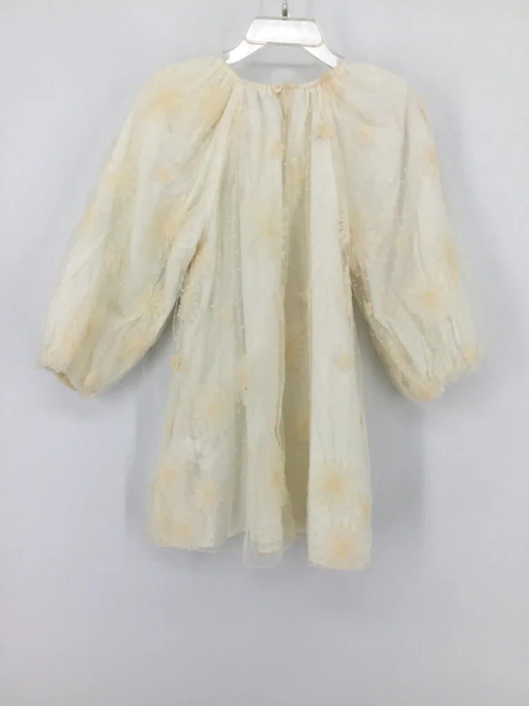 Zara Child Size 5 Cream Dress - girls - Image 2