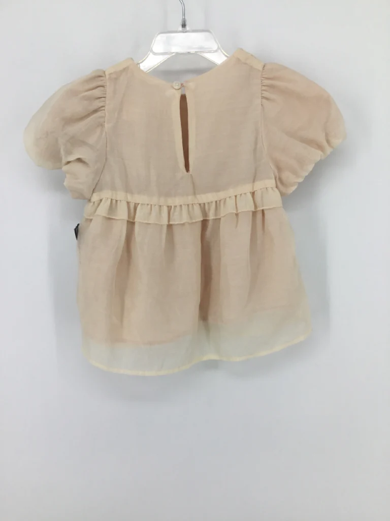 Zara Child Size 5 Tan Shirt - girls - Image 2
