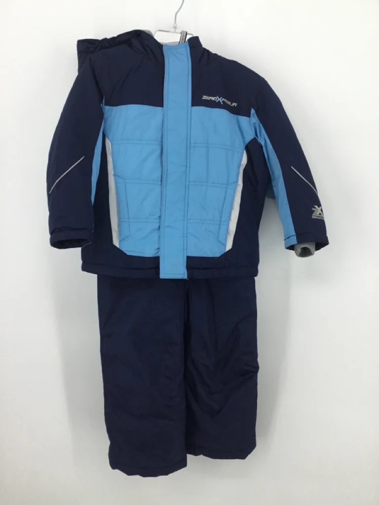 Zero Xposur Child Size 3 Blue Solid Outerwear - boys